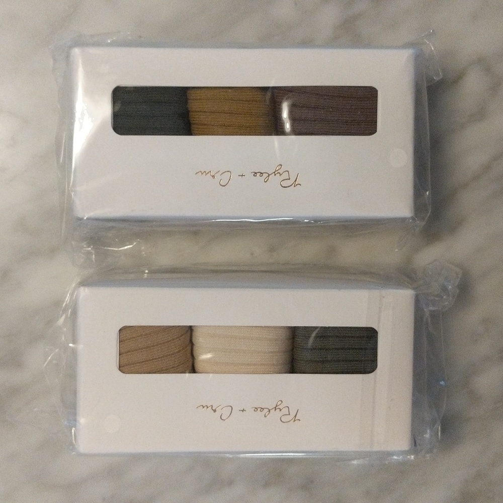 NWT Rylee and Cru Solid Ribbed Knee Sock Sets - Picture 10 of 10